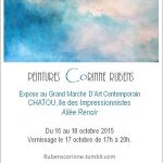 Peinture-Exposition-Marché d'art Chatou 2015